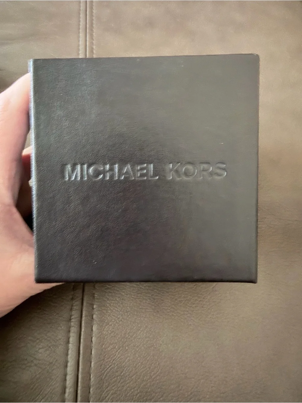 Michael Kors Black Stainless Steel Chronograph with Roman Numerals